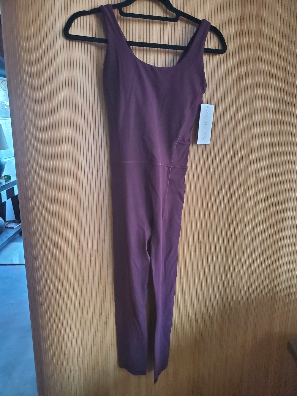 Salutation Athleta Plum Unitard Yoga Jumpsuit